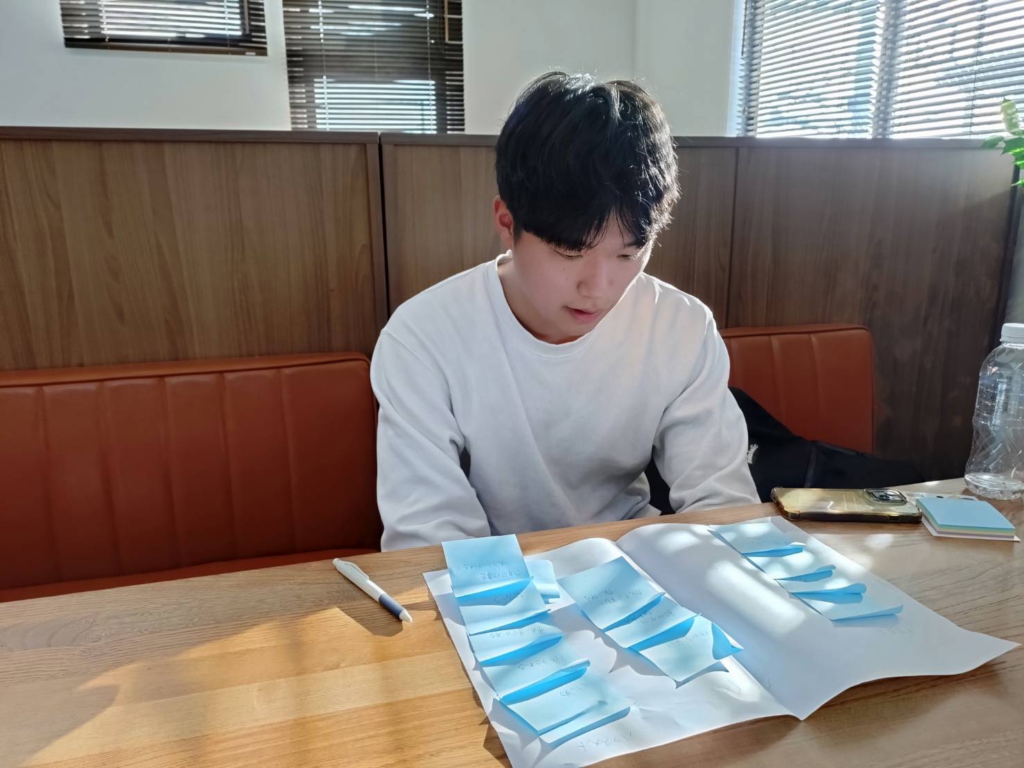 M君インターンシップ　ワークショップ発表の様子